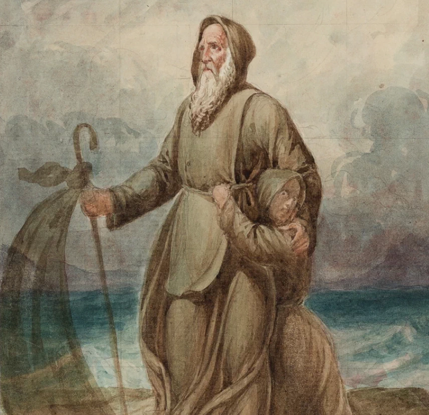 Manuel de Araújo Porto - Alegre, Studio per scena religiosa